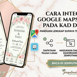 Cara Integrasi Google Maps & Waze Pada Kad Digital